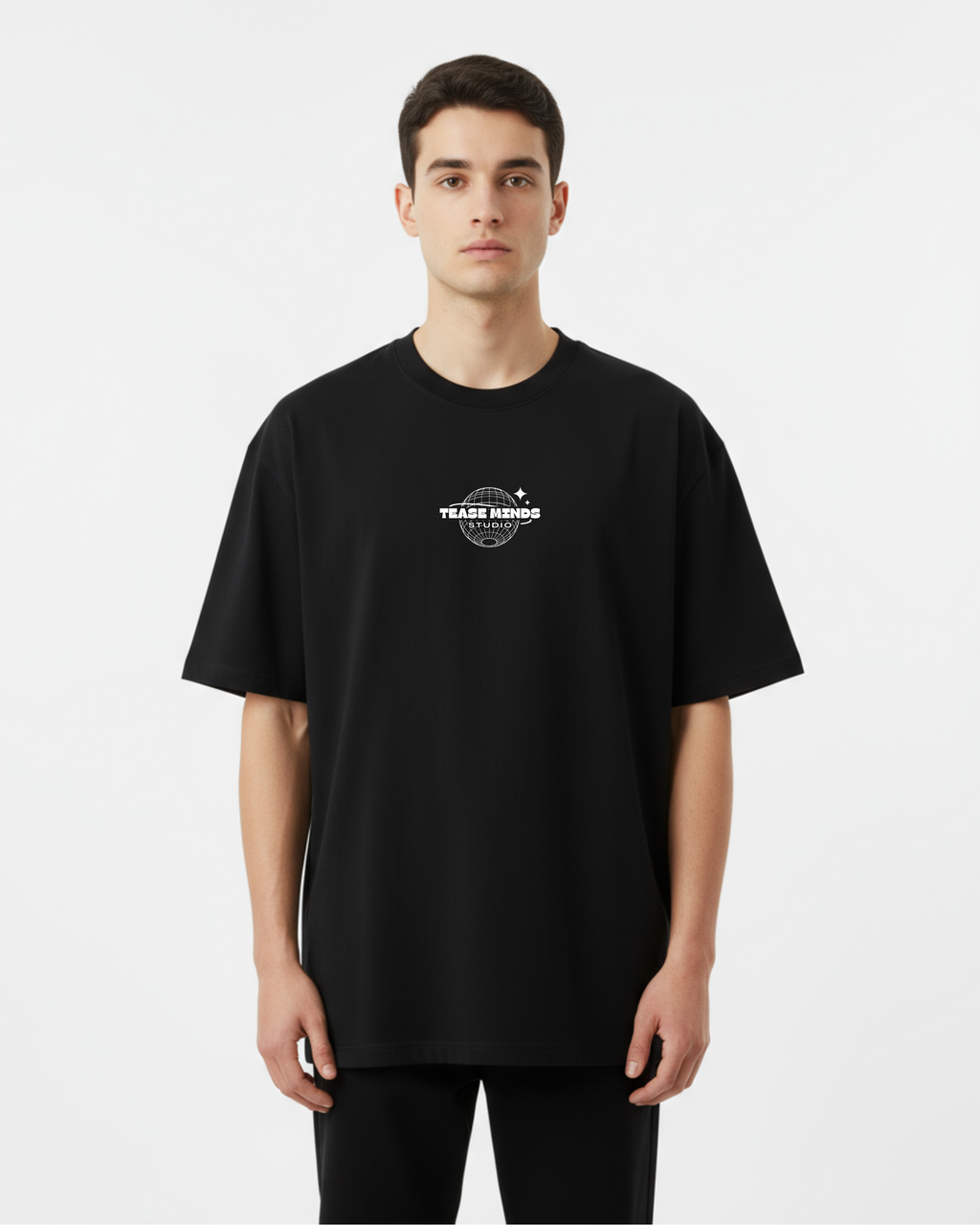 "Find Yourself" Oversized Tee - Half Sleeve