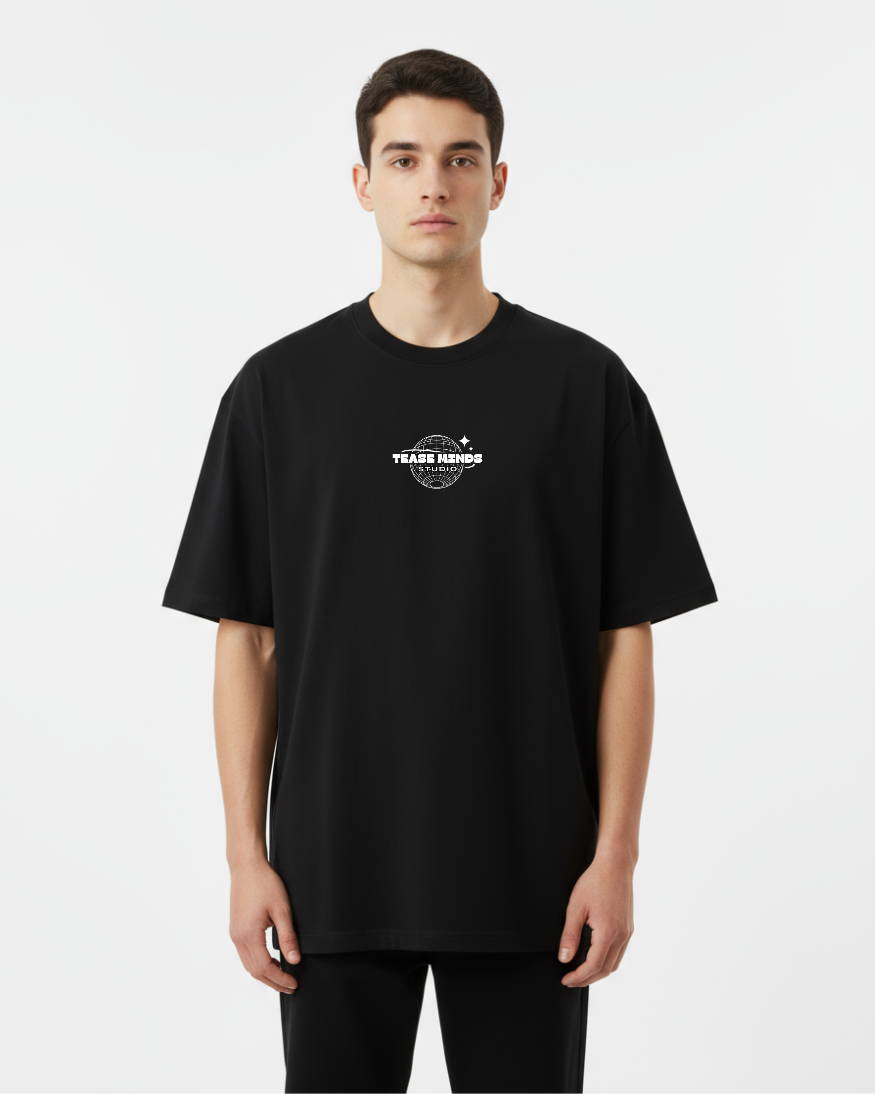 "Find Yourself" Oversized Tee - Half Sleeve
