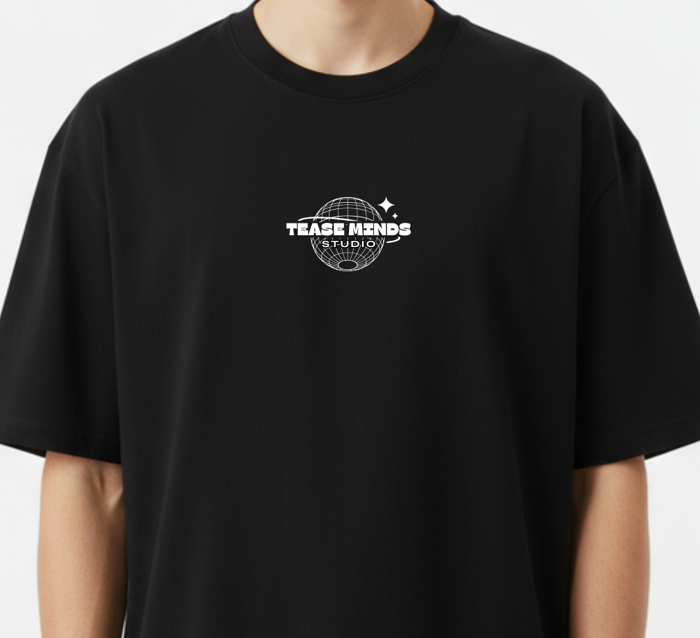 "Find Yourself" Oversized Tee - Half Sleeve