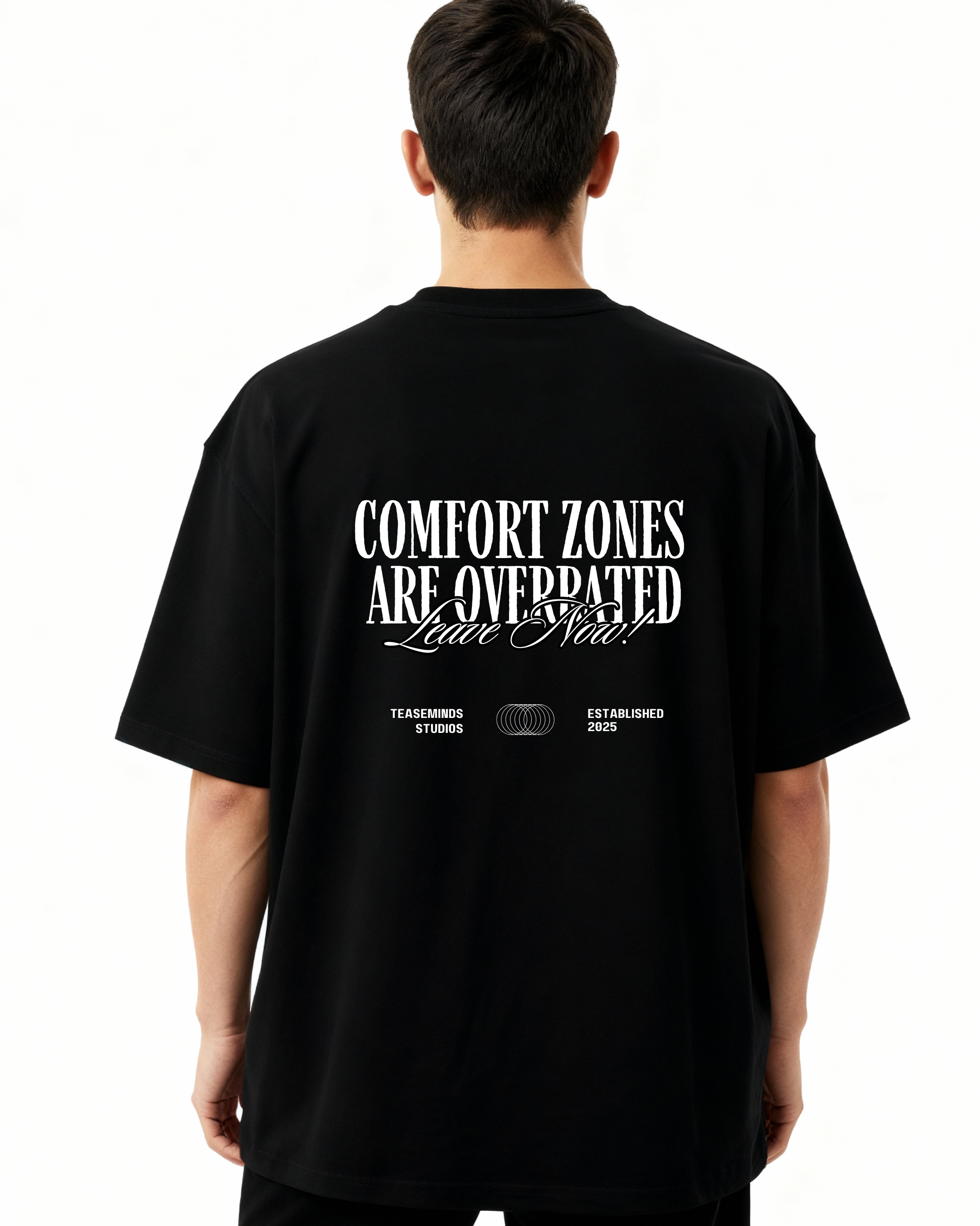 "Comfort" Oversized Tee - Half Sleeve