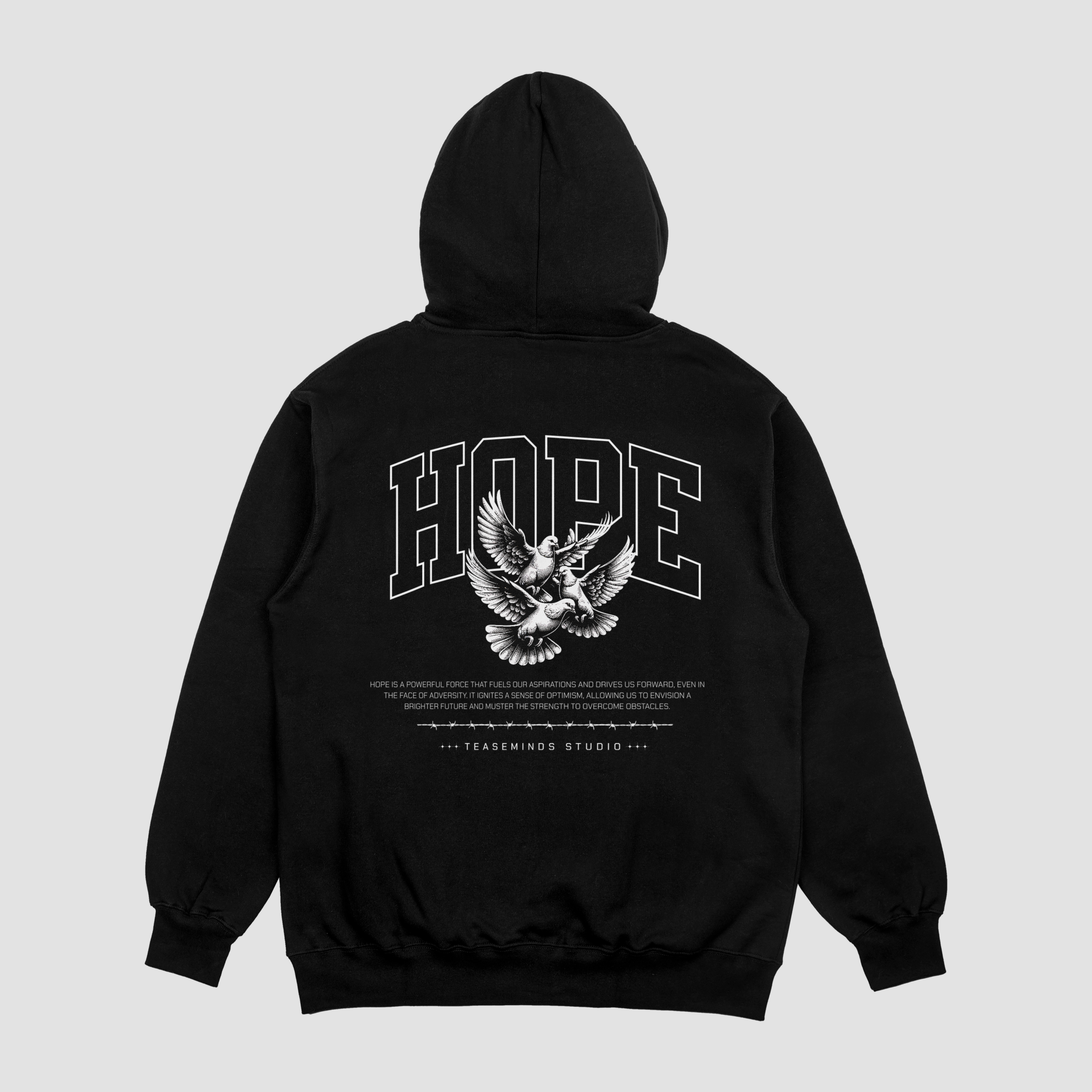 Hope Streetwear Hoodie - Black