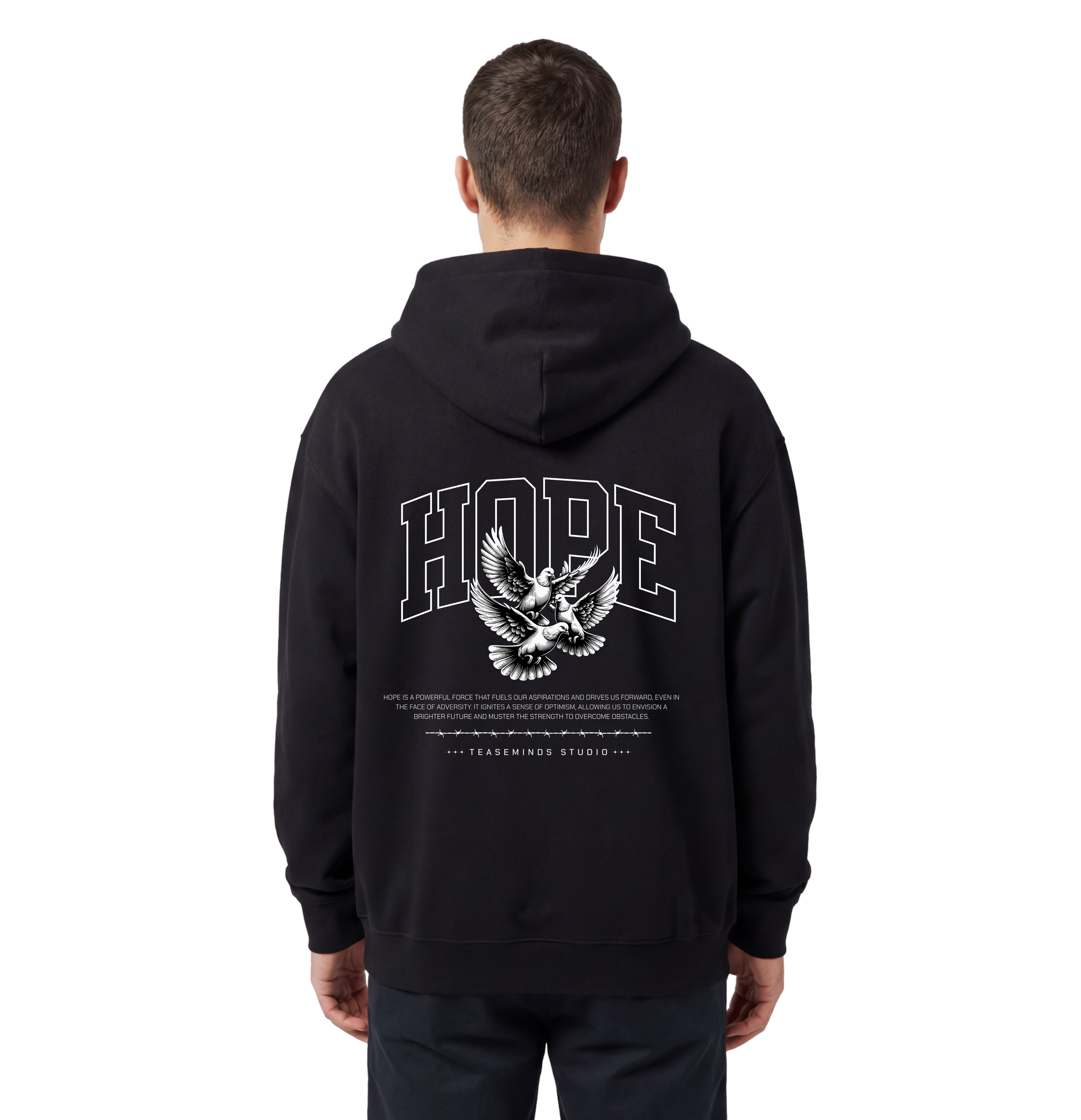 Hope Streetwear Hoodie - Black